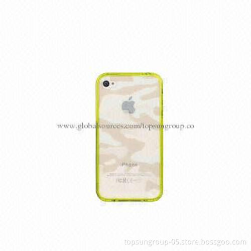 Cellphone Case for 5S/4/4S, Camouflage Pattern, Made of TPU Material, New Design Camouflage Cover